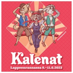 Kalenat Lappeenrannassa 8.-11.6.2023 julistekuva.